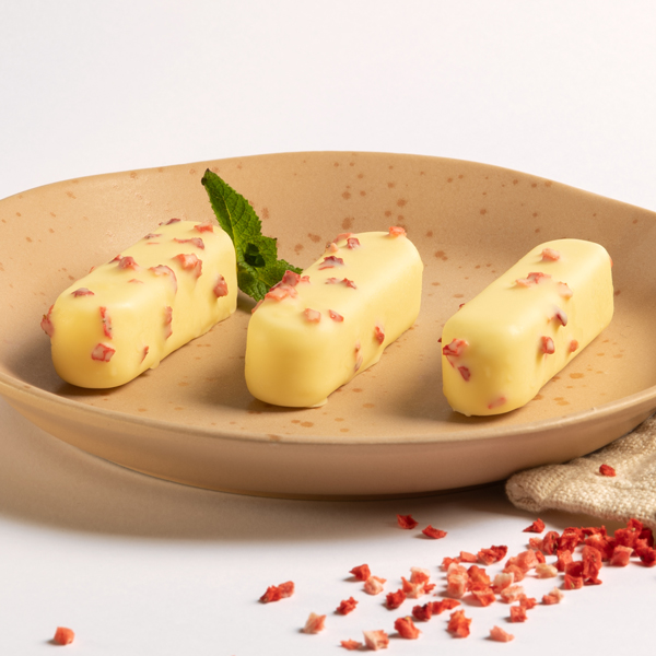 Cheesecake Snack con Cioccolato Bianco e Fragole