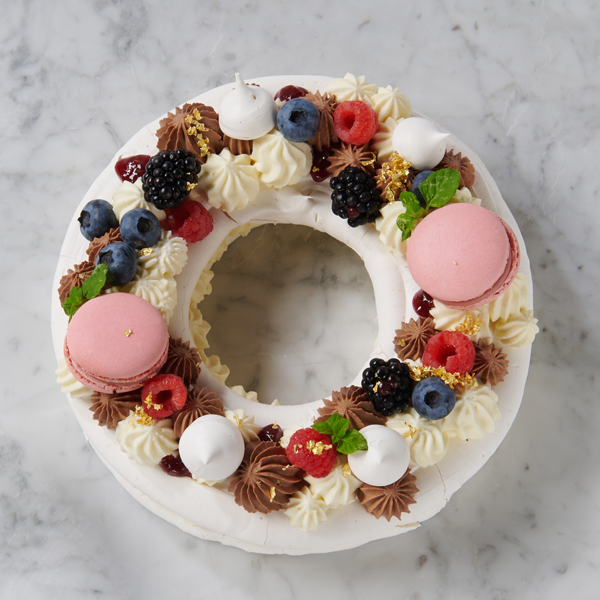 Pavlova vaniglia e cioccolato