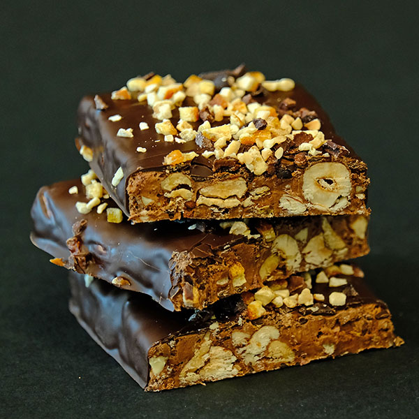 Torrone al Fondente Vanini e Arance Candite